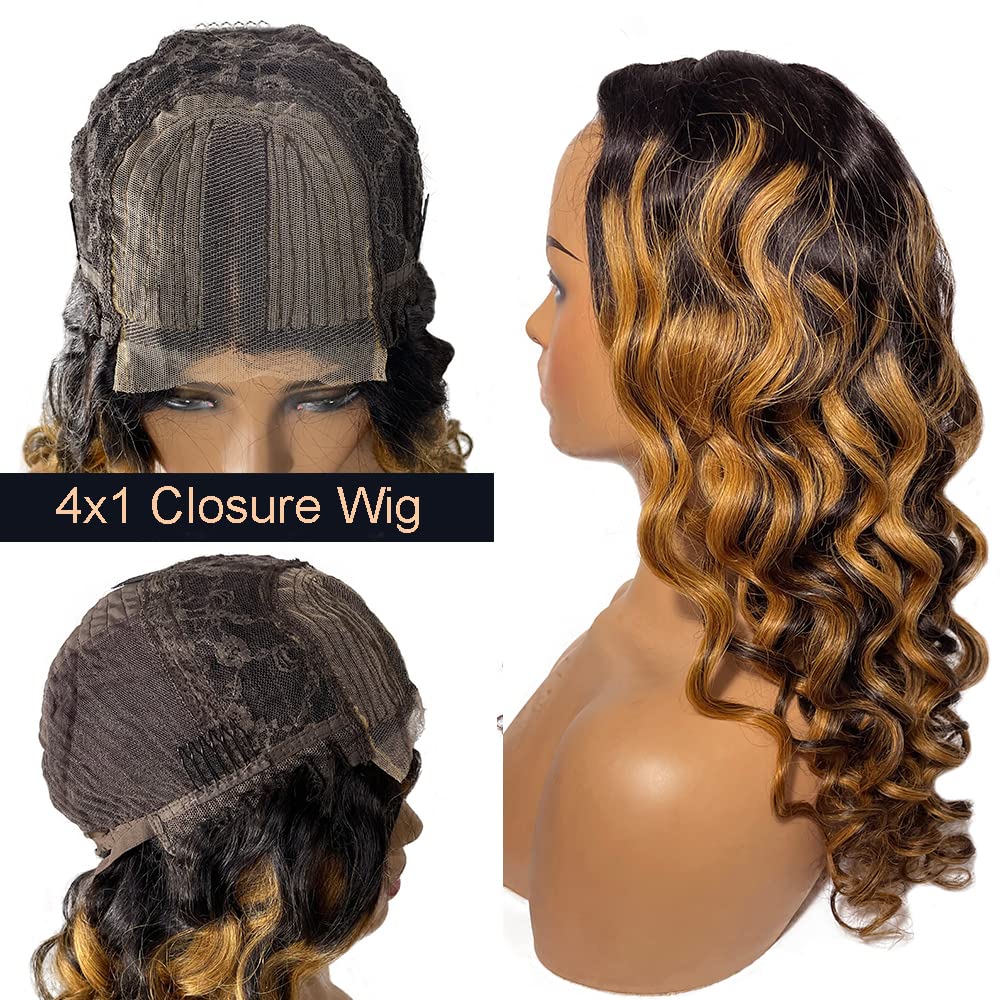 13x4 Pre-made Lace Front - Wavy Highlights