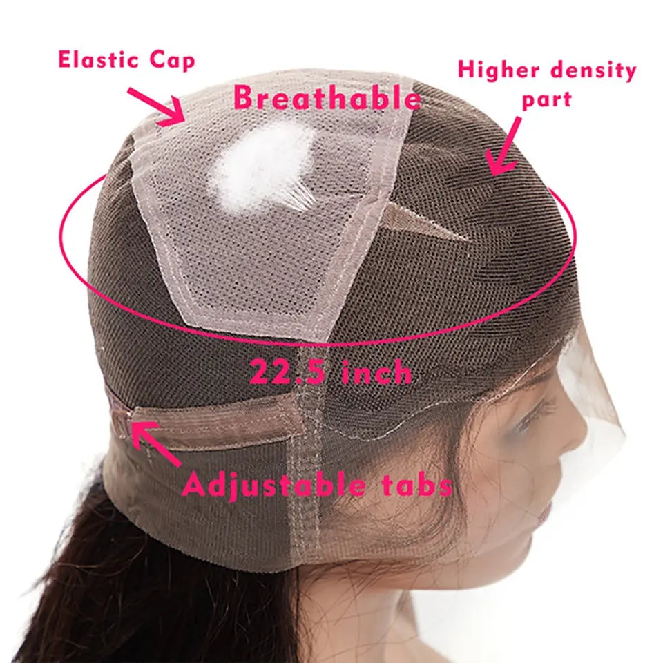 Brazilian Curly 360 Lace Front Short Wig