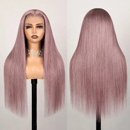 Pre-cut Glueless Frontal 13x4 Wig - Ash Purple
