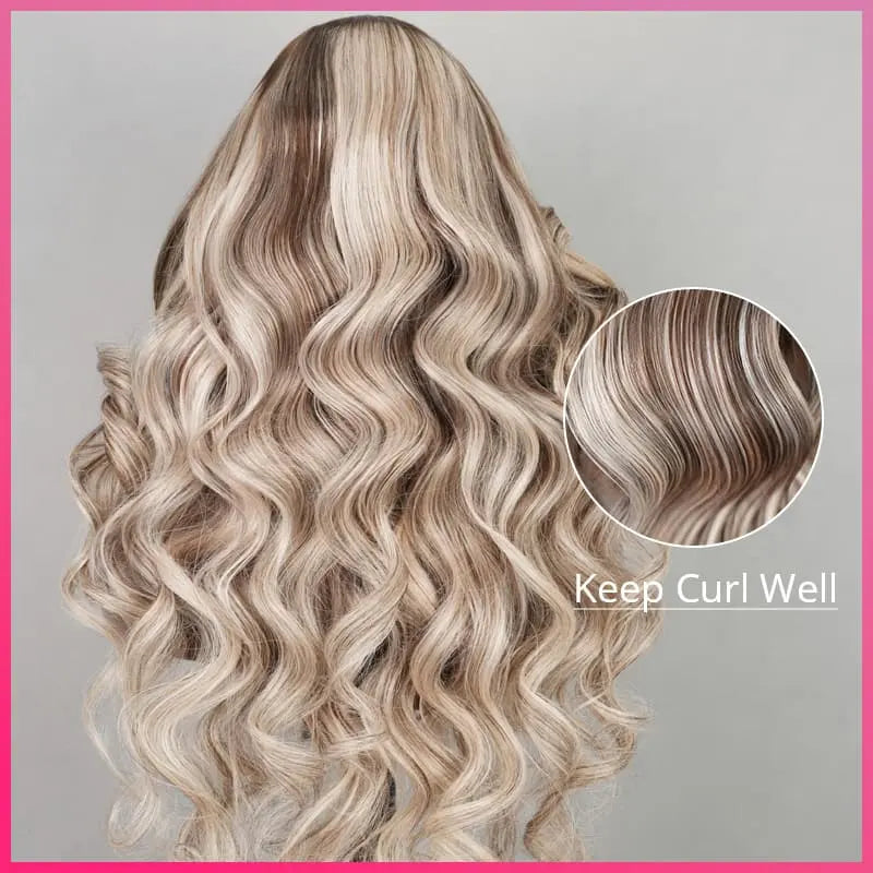  Glueless Frontal Wig-Ombre Highlight