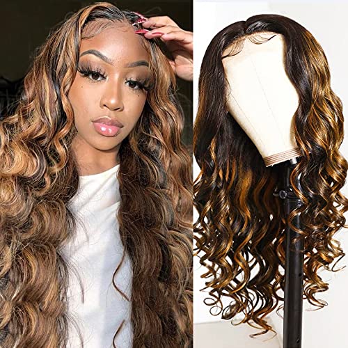 13x4 Pre-made Lace Front - Wavy Highlights