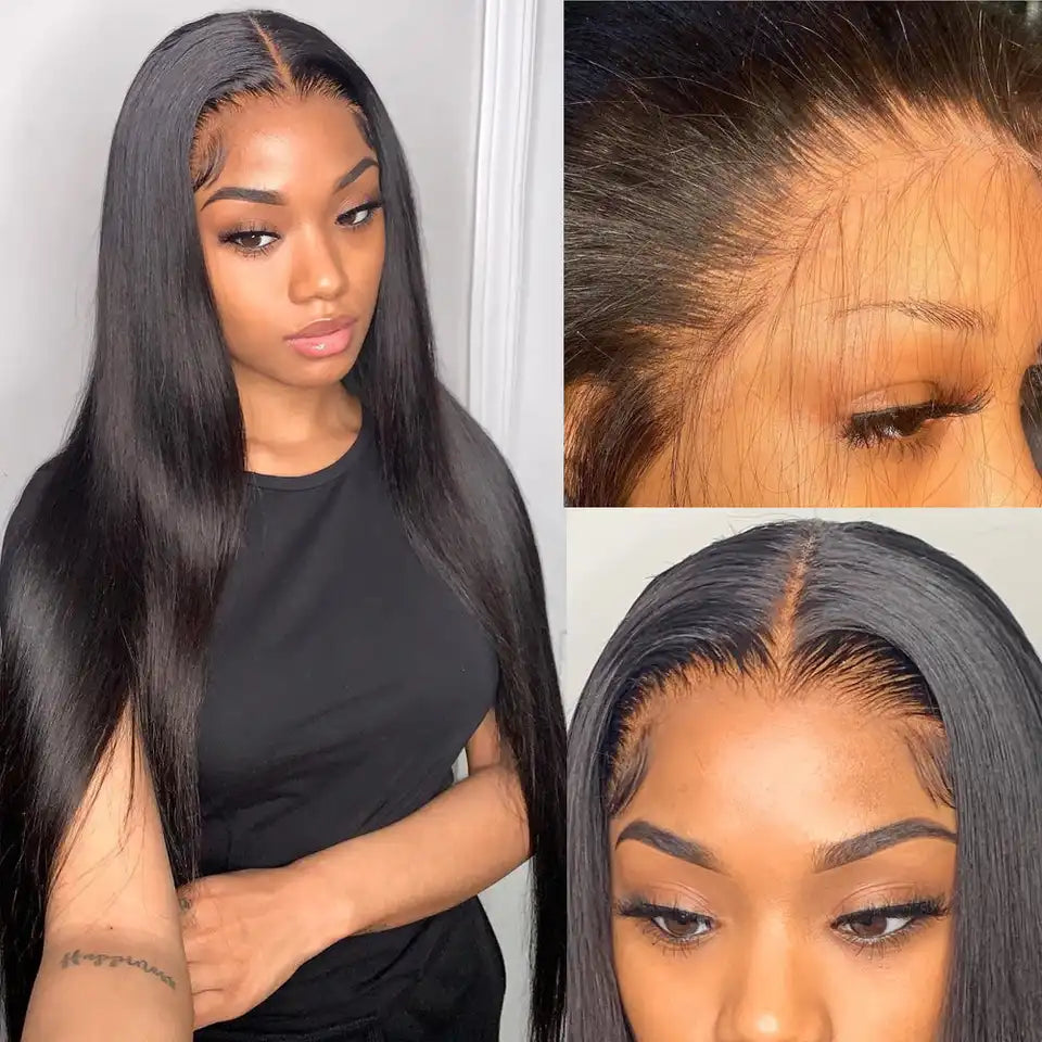  Straight Lace Front Glueless Wig