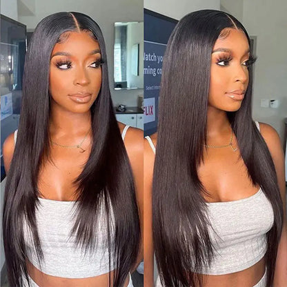 Peruvian Straight Lace Front Glueless Wig